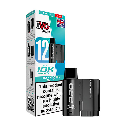 ivg pro 12 refill box thumbnail fresh menthol mojito