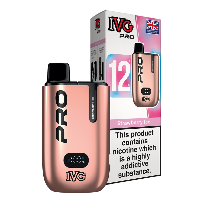 IVG Pro 12 Vape Kit Strawberry Ice
