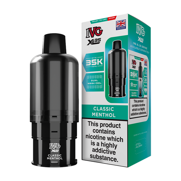ivg xl 35 refill classic menthol