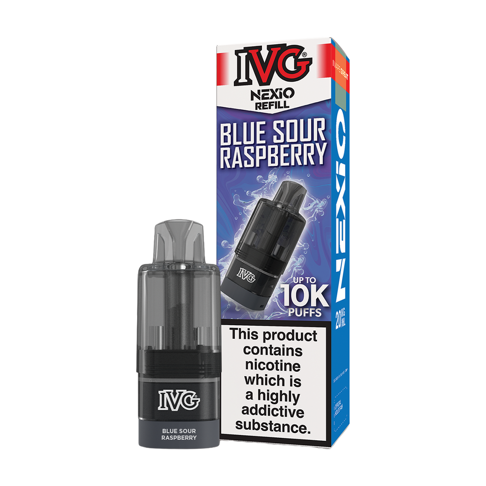 ivg nexio pod kit blue sour raspberry