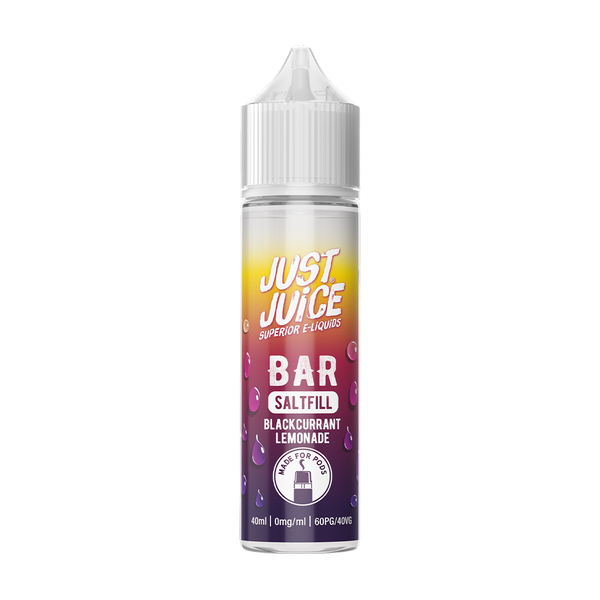 just juice bar blackcurrant lemonade saltfill 40ml