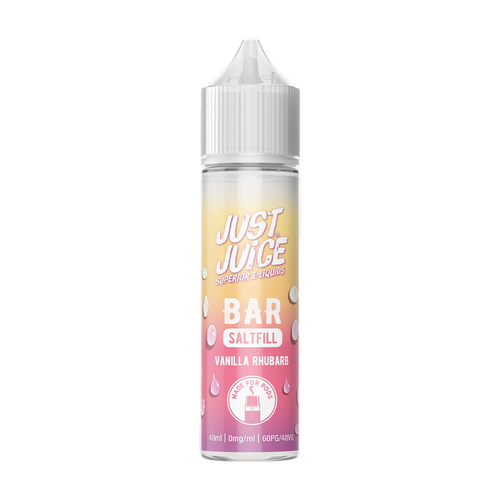 just juice bar vanilla rhubarb saltfill 40ml