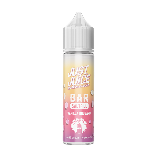 just juice bar vanilla rhubarb saltfill 40ml