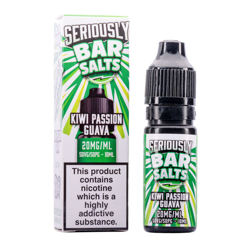 Kiwi Passion Guava Nic Salt E-Liquid by Seriously Bar Salts