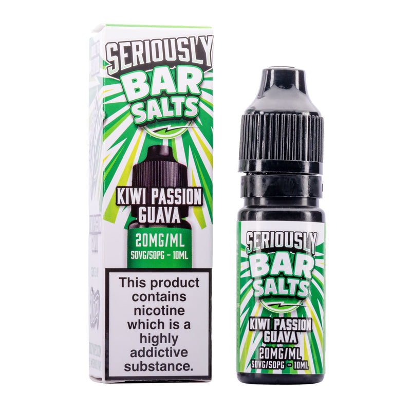 Kiwi Passion Guava Nic Salt E-Liquid by Seriously Bar Salts