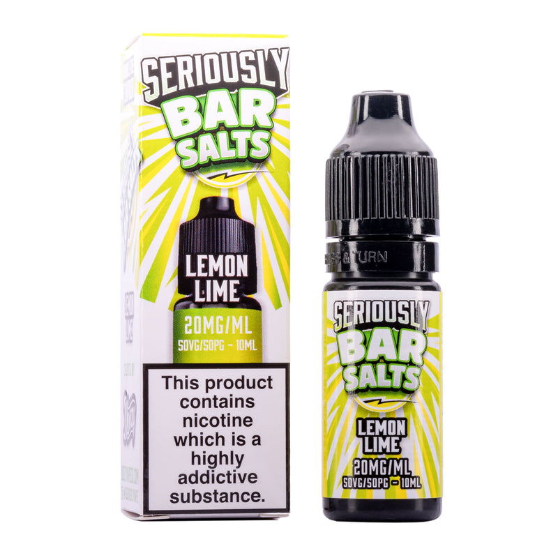 Lemon Lime Nic Salt E-Liquid by Seriously Bar Salts