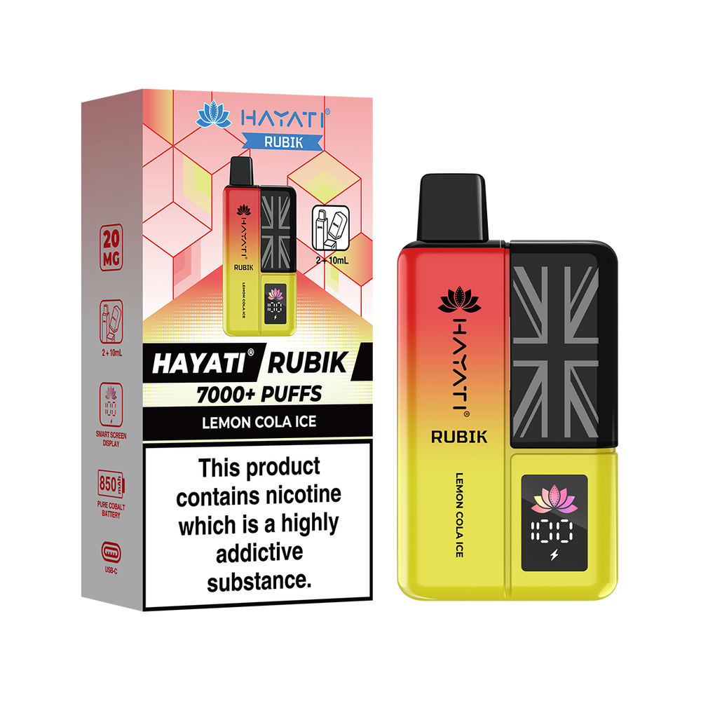 Hayati Rubik Kit - Prefilled Pod kit - MTL Vape Royal Flush Vape Hayati Rubik Kit - Prefilled Pod kit - MTL Vape Royal Flush Vape