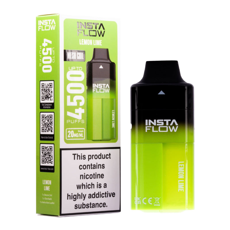 Instaflow 4500 Dispoable Vape Kit - Lemon Lime Flavour