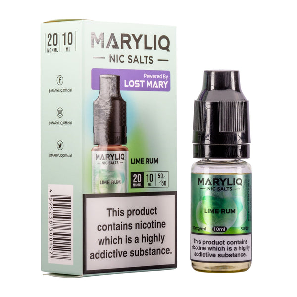 Lime Rum Nic Salt E-Liquid by Maryliq