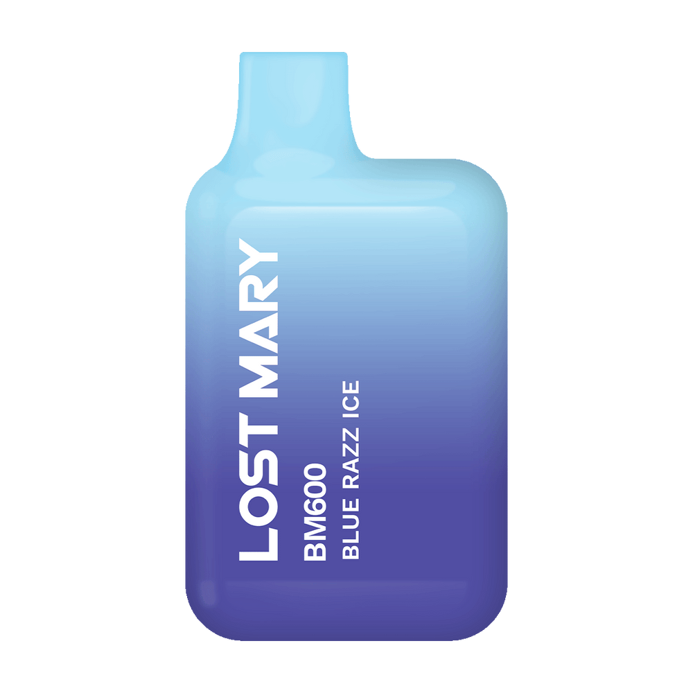 lost mary bm600 blue razz ice