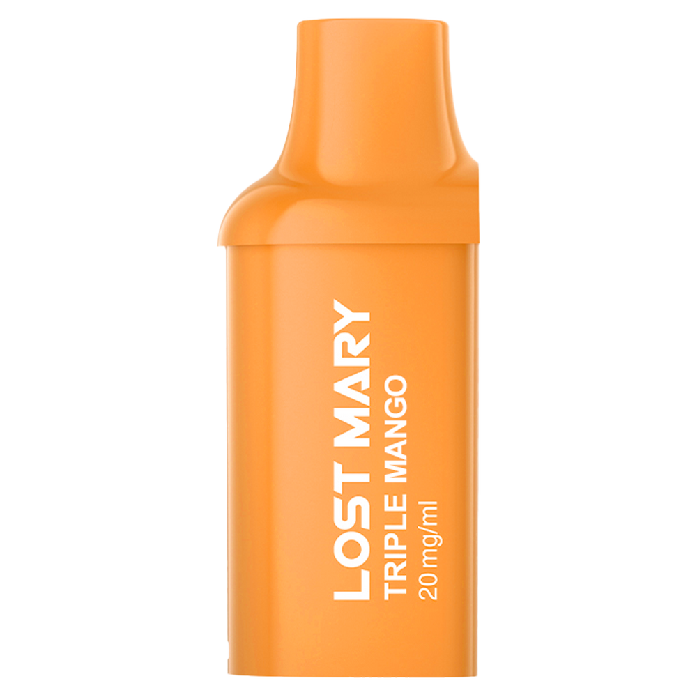 Lost Mary BM600 triple mango pre-filled pods render.