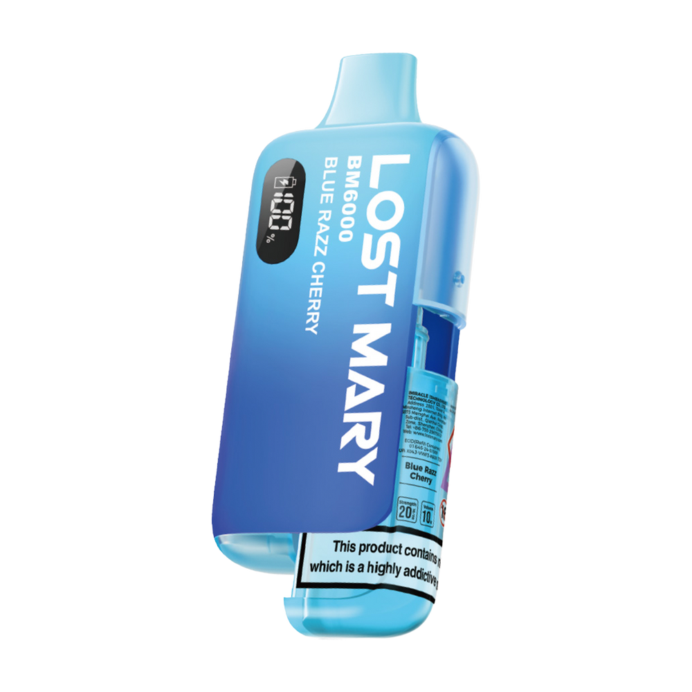 Lost Mary BM6000 Vape Kit - Blue Razz Cherry