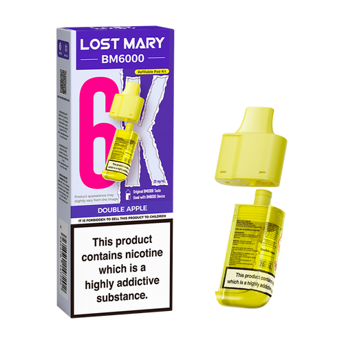 lost mary bm6000 refill pack double apple