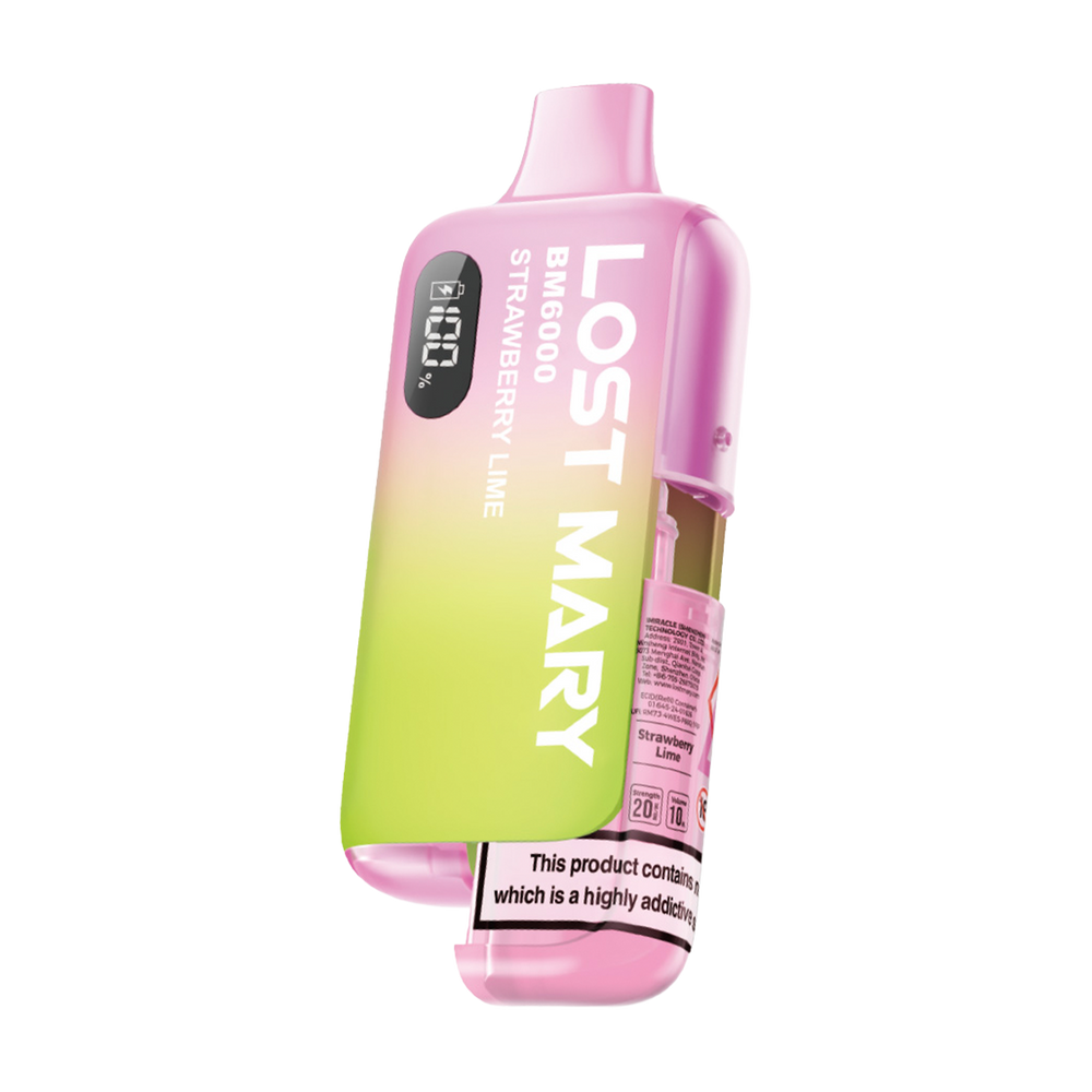 Lost Mary BM6000 Vape Kit - Strawberry Lime