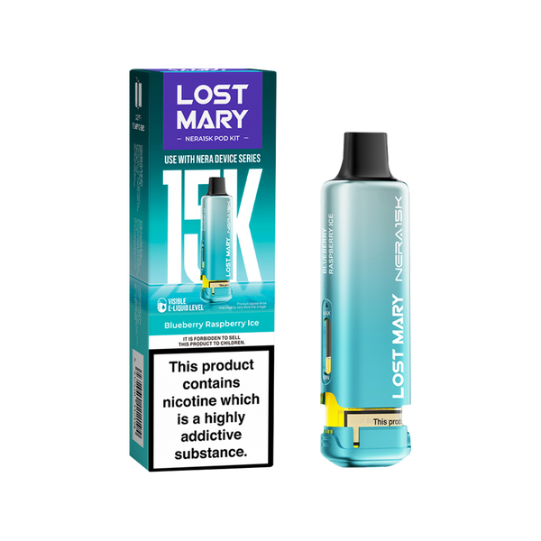 Blueberry Raspberry Ice Lost Mary NERA15K Refill Pack