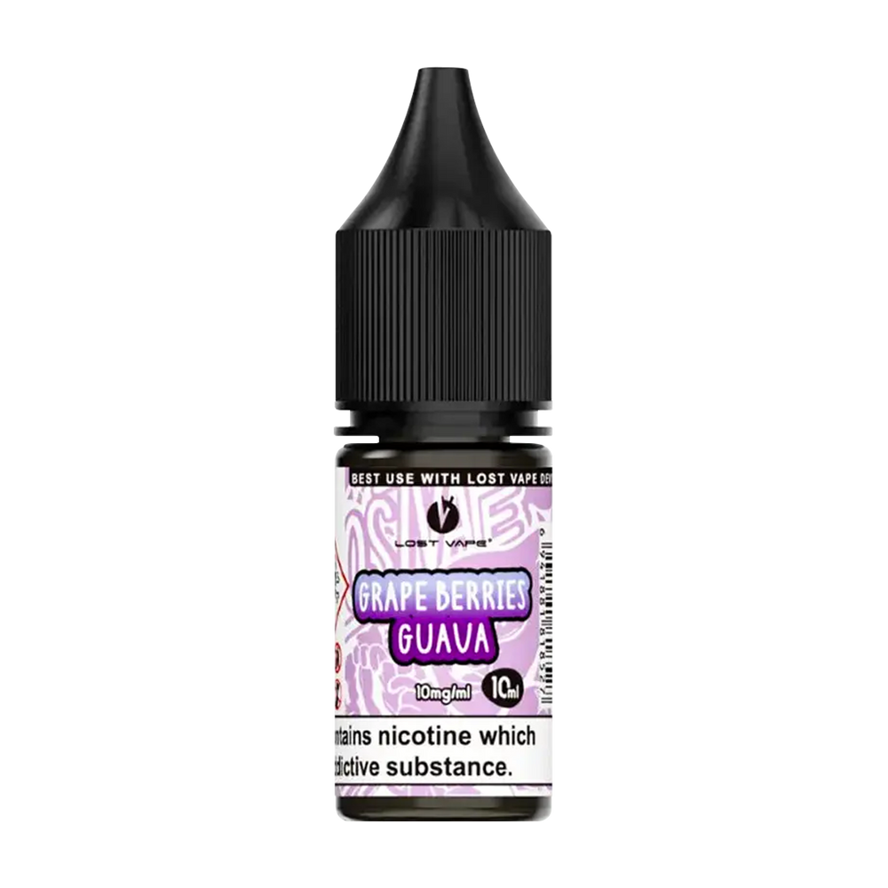 lost vape nic salt grape berries guava bar salts 10ml