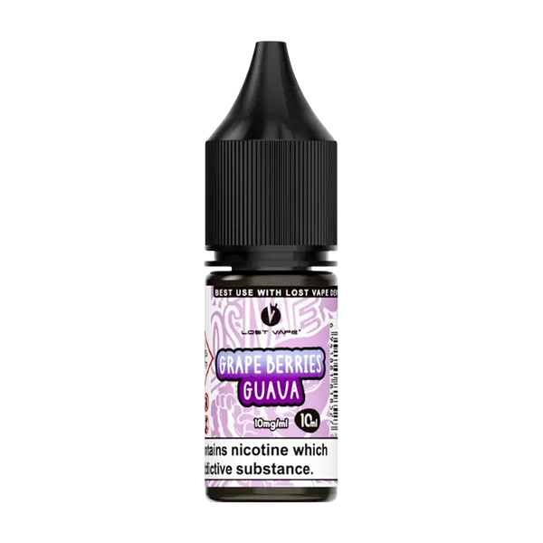 lost vape nic salt grape berries guava bar salts 10ml