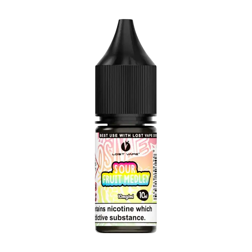lost vape nic salt sour fruit medley bar salts 10ml