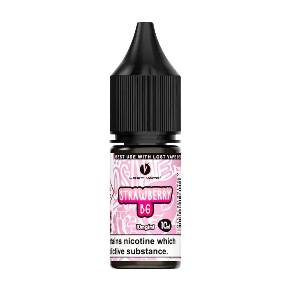 lost vape nic salt strawberry bg bar salts 10ml