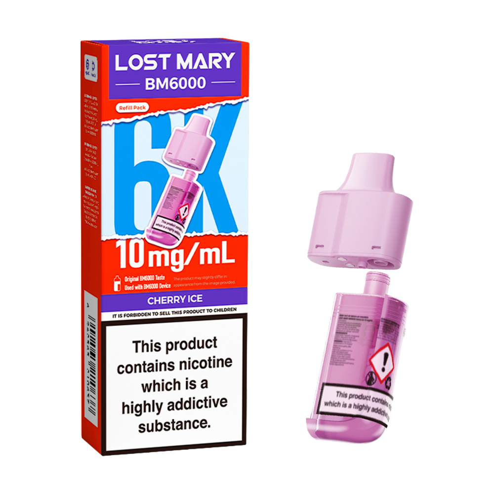 Cherry Ice Lost Mary BM6000 Refill Pack