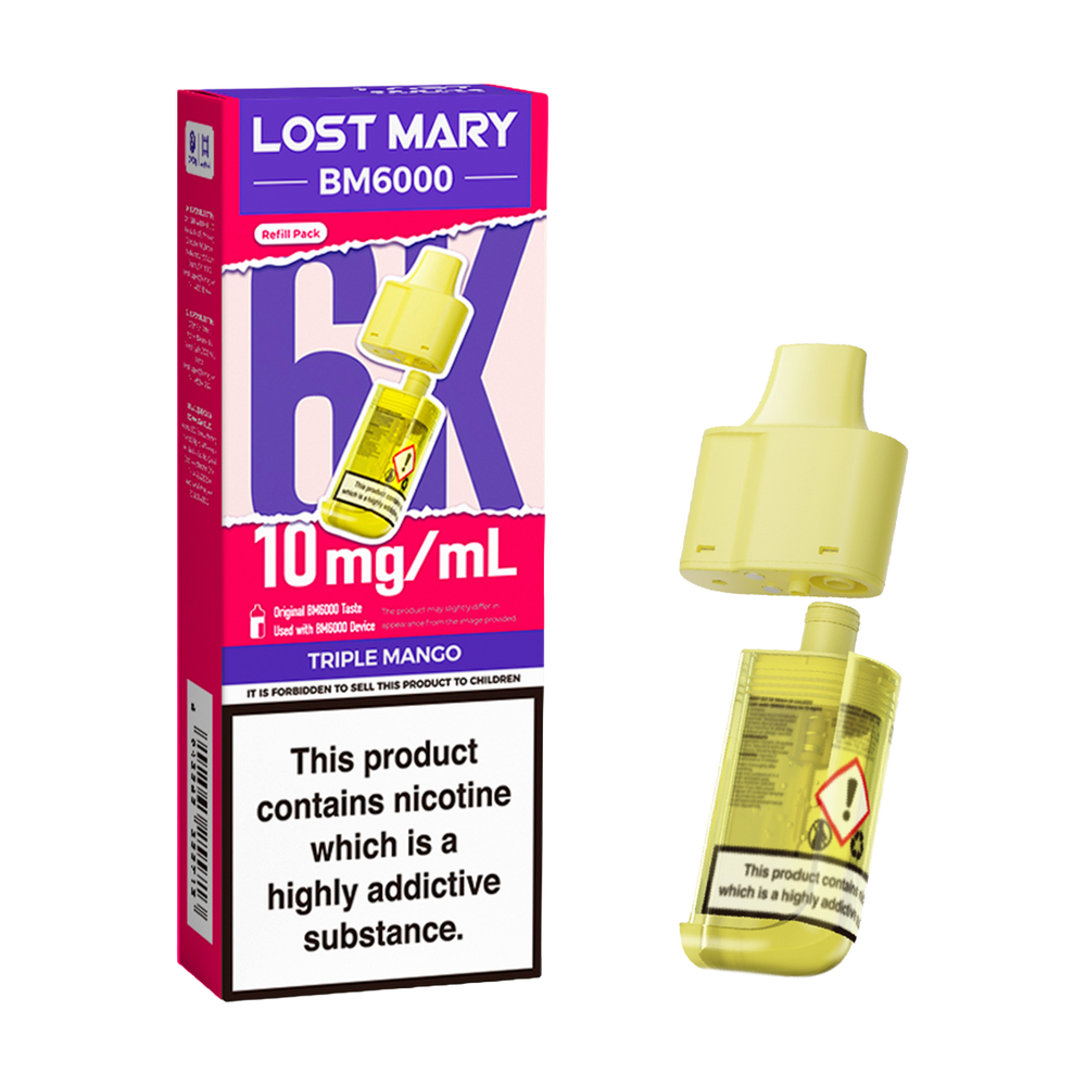 Triple Mango Lost Mary BM6000 Refill Pack