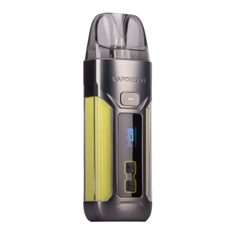 Gunmetal Lime Vaporesso Luxe X Pro vape kit.