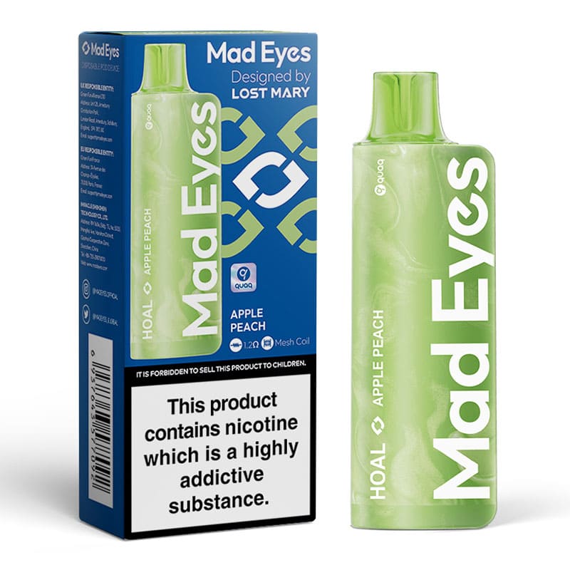 Apple Peach Lost Mary Mad Eyes Disposable Vape