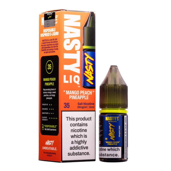 Nastyliq Mango Peach Pineapple 10ml Nic Salt E-Liquid