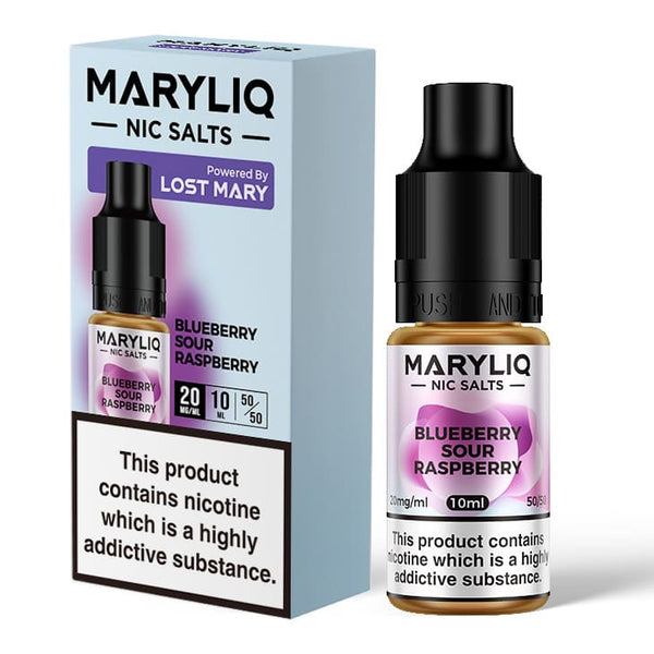 Blueberry Sour Raspberry Nic Salt E-Liquid by Maryliq