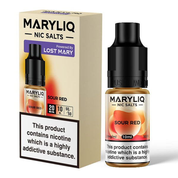 Sour Red Nic Salt E-Liquid by Maryliq