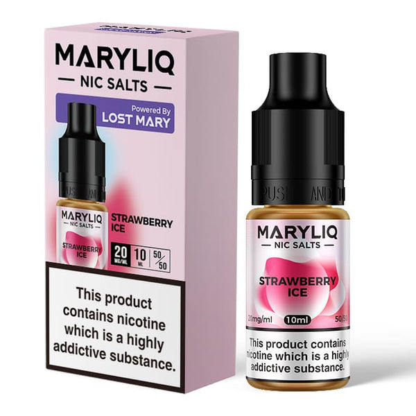 Strawberry Ice Nic Salt E-Liquid by Maryliq