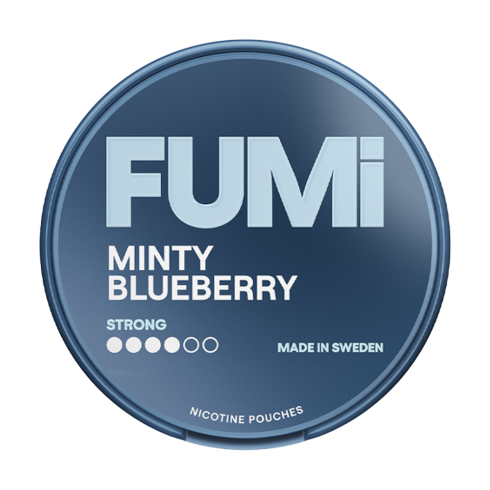 minty blueberry fumi nicotine pouches