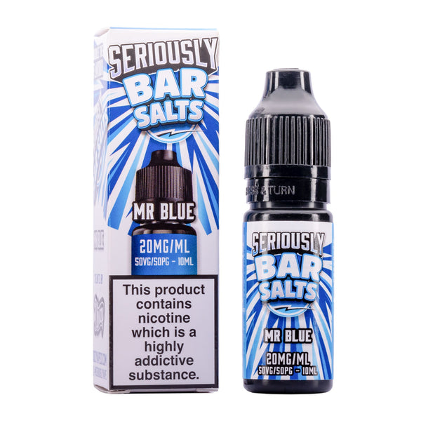 Mr Blue Nic Salt E-Liquid by Seriously Bar Salts