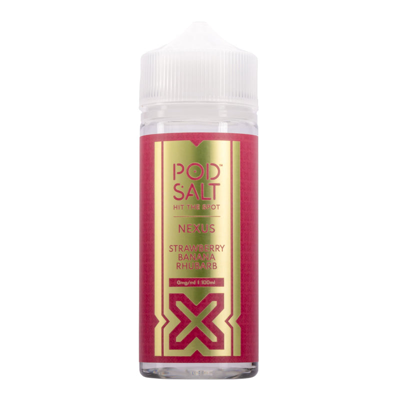Pod Salt Nexus Strawberry Banana Rhubarb 100ml E-Liquid