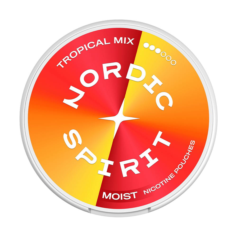 Tropical Mix Nordic Spirit Nicotine Pouches tropical mix strong