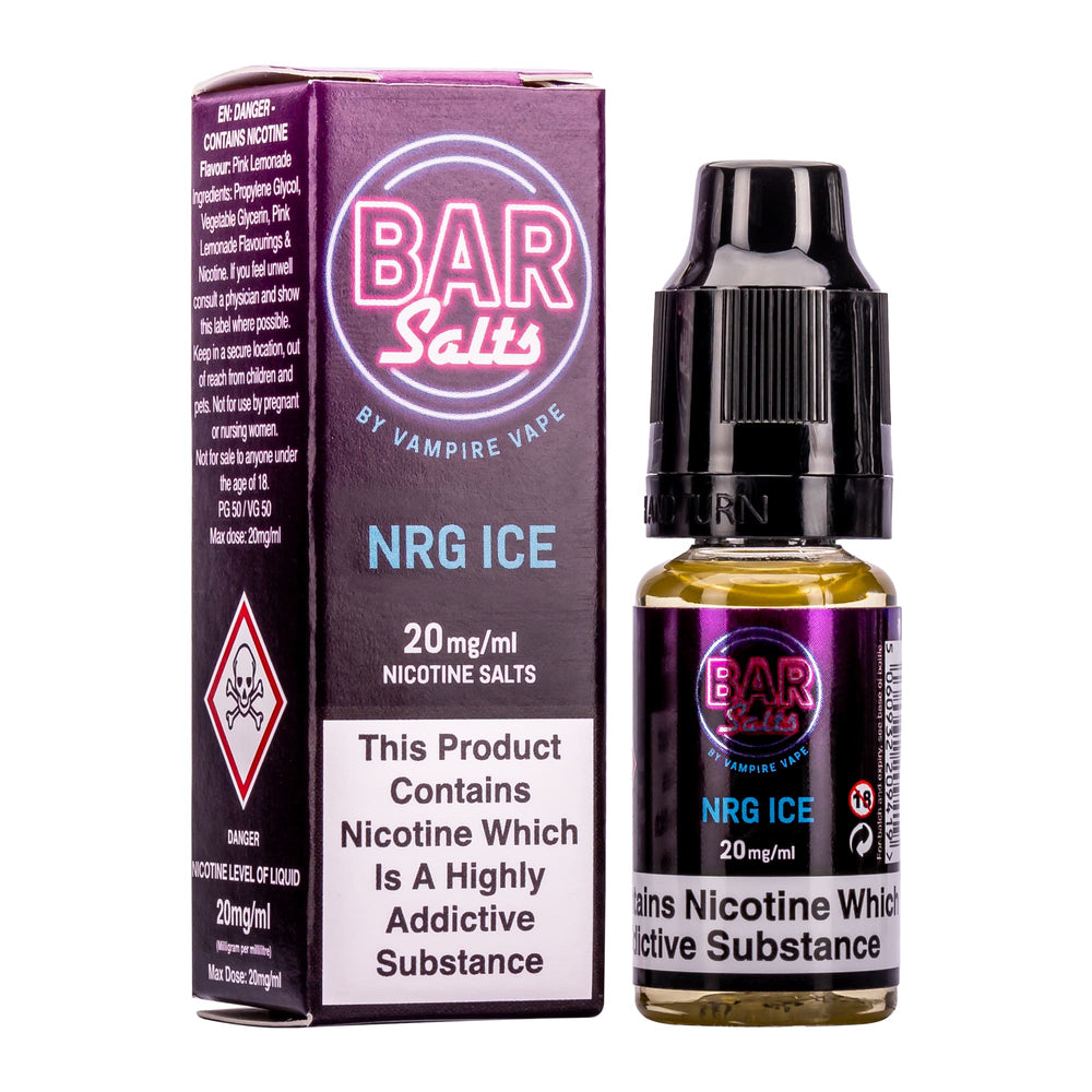 NRG Ice Bar Salts by Vampire Vape Royal Flush Vape NRG Ice Bar Salts by Vampire Vape Royal Flush Vape