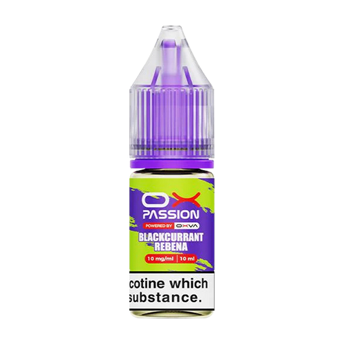 ox passion nic salt blackcurrant rebena