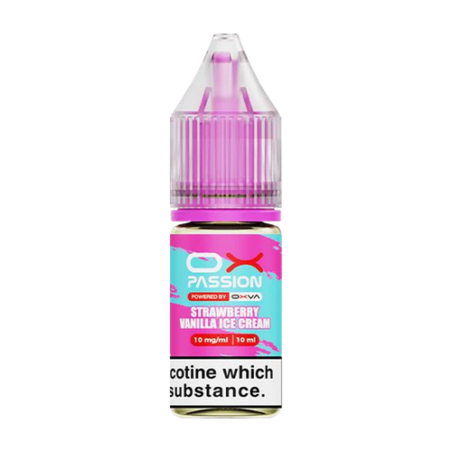 ox passion nic salt strawberry vanilla ice cream