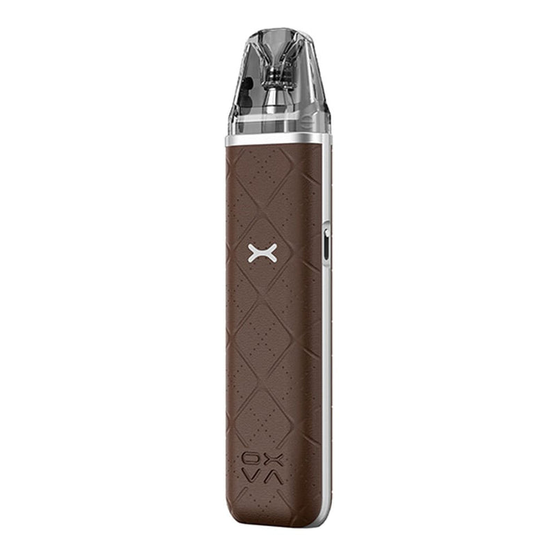 Brown Oxva Xlim Go pod vape kit.