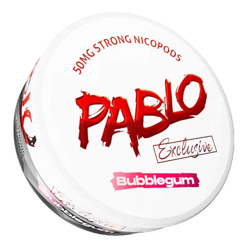 Pablo Bubblegum Nicotine Pouches.