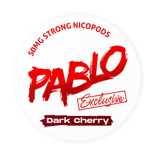 pablo exclusive nicotine pouches dark cherry