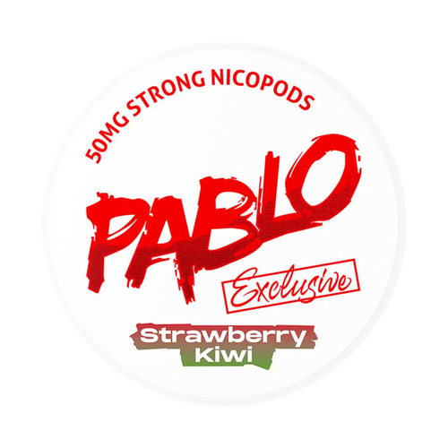 pablo exclusive nicotine pouches strawberry kiwi