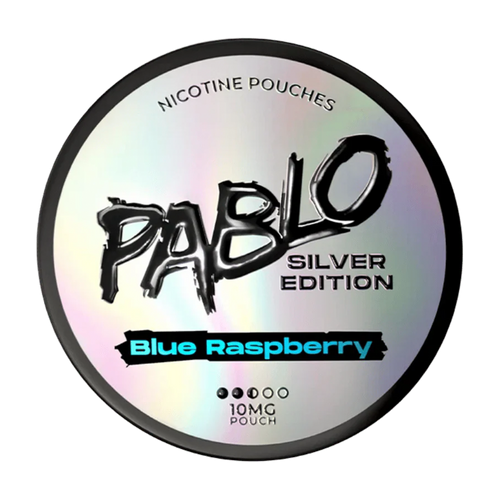 pablo nicotine pouches silver edition blue raspberry