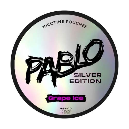 pablo nicotine pouches silver edition grape ice