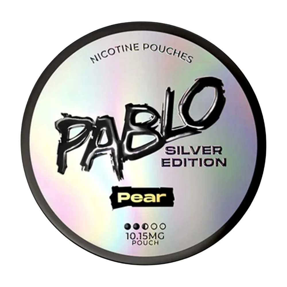 pablo nicotine pouches silver edition pear