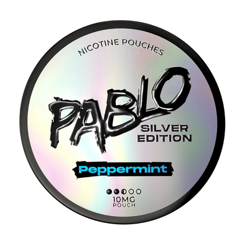pablo nicotine pouches silver edition peppermint