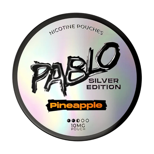 pablo nicotine pouches silver edition pineapple