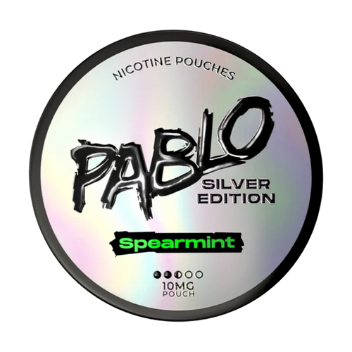 pablo nicotine pouches silver edition spearmint