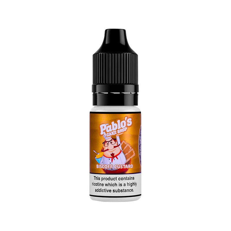 Biscoff Custard Nic Salt by Pablos Cake Shop