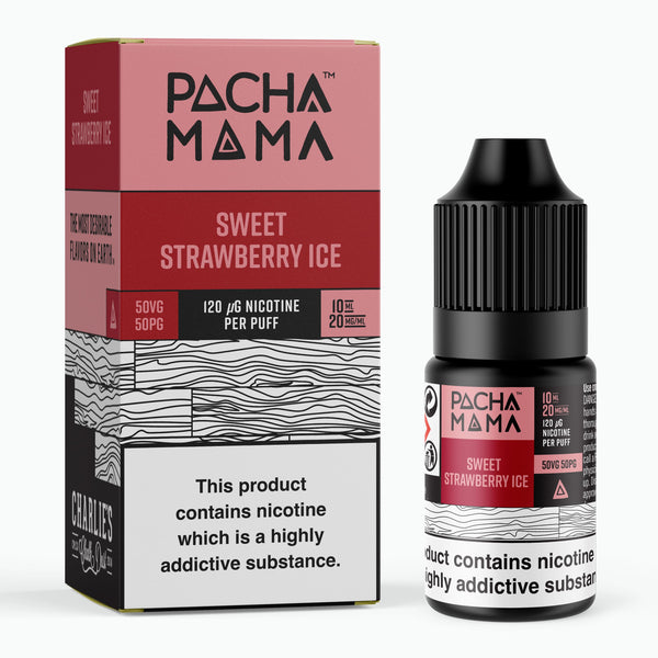 Sweet Strawberry Ice Nic Salt by Pacha Mama